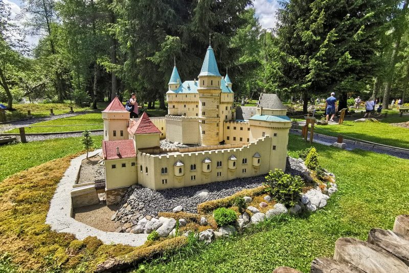 Miniatúra hradu v parku MiniSlovensko